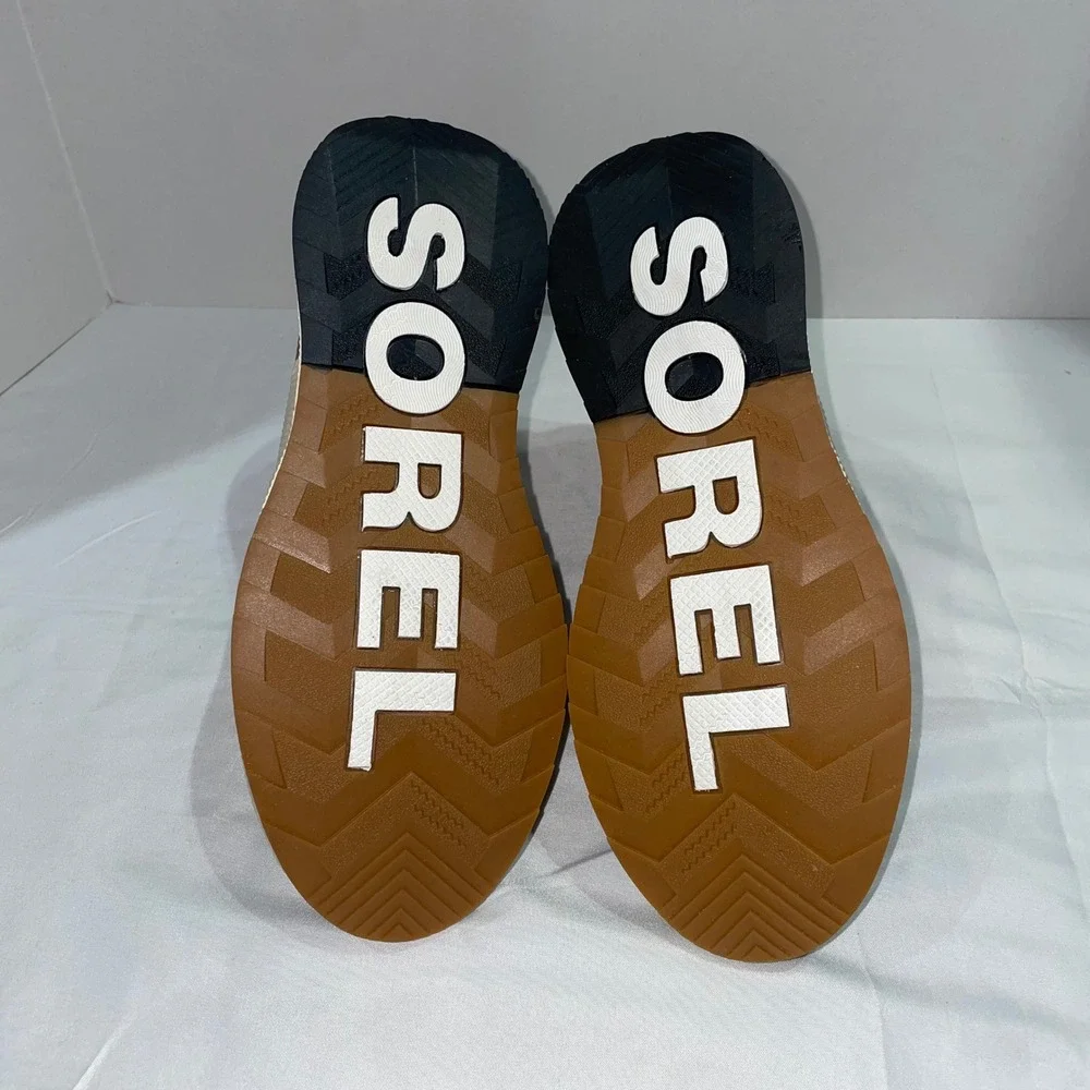 Sorel Out N About Classic WP Kids Waterproof Boots Camel Brown/Sea Salt Size 7Y